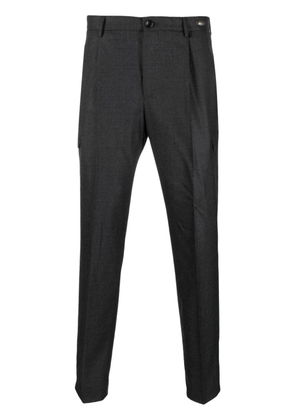 Tagliatore box-pleat wool chino trousers - Grey