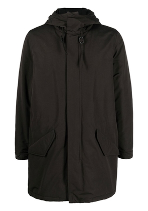 ASPESI zip-up hooded coat - Black