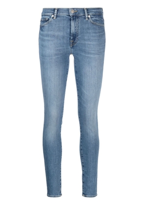 7 For All Mankind mid-rise skinny jeans - Blue