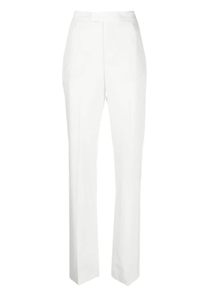 MM6 Maison Margiela high-waisted straight-leg trousers - White