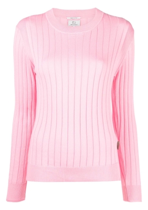 Woolrich ribbed-knit cotton jumper - Pink