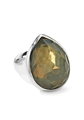 IPPOLITA sterling silver Rock Candy® Teardrop pyrite cocktail ring