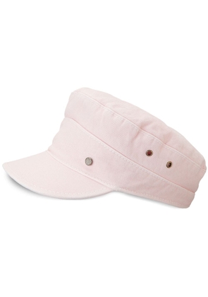 Maison Michel Romy eyelet-detail cotton cap - Pink