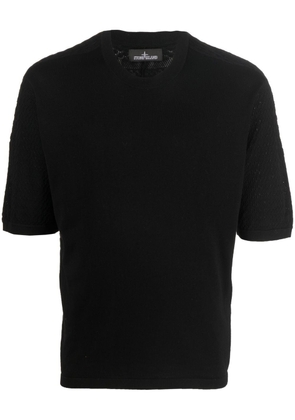 Stone Island Shadow Project crew neck short-sleeved T-shirt - Black