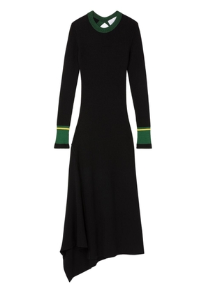 AZ FACTORY keyhole-back long-sleeve dress - Black