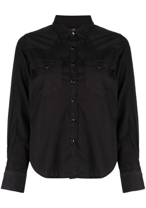 Ralph Lauren RRL long-sleeved panelled shirt - Black