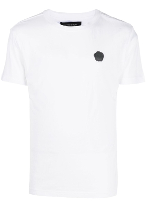 Viktor & Rolf logo-patch cotton-blend T-shirt - White