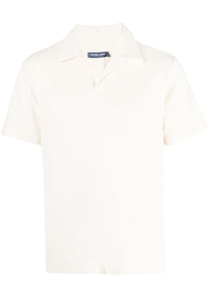 Frescobol Carioca terry-cloth short-sleeve polo shirt - Neutrals