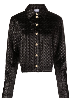 Patou cut-out quilted jacket - Black
