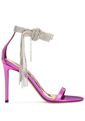 Alexandre Vauthier Diana 105mm crystal-embellished sandals - Pink