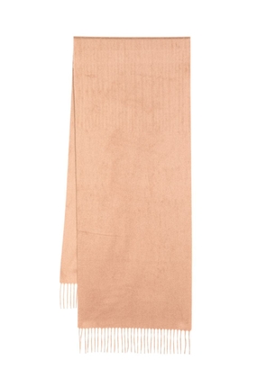 N.Peal fine-knit cashmere scarf - Brown