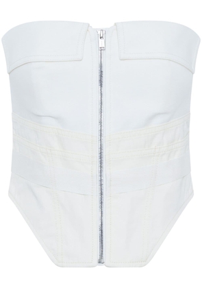Dion Lee Workwear corset top - White