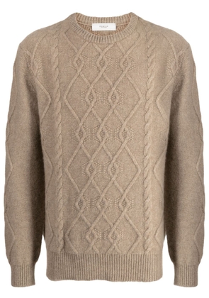 Pringle of Scotland cable-knit cashmere jumper - Neutrals