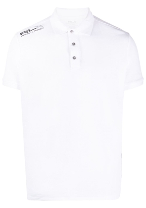 RLX Ralph Lauren logo-print cotton polo shirt - White