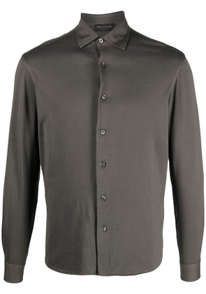 Dell'oglio long-sleeve cotton shirt - Grey