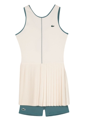 Lacoste Ultra-Dry piqué tennis dress - White