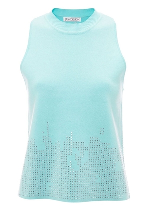 JW Anderson studded tank top - Blue