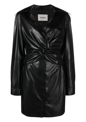 Nanushka Marto faux-leather minidress - Black