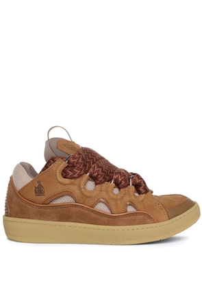 Lanvin Curb panelled sneakers - Brown