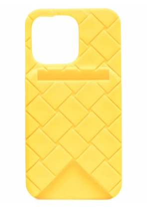 Bottega Veneta embossed iPhone 13 Pro case - Yellow