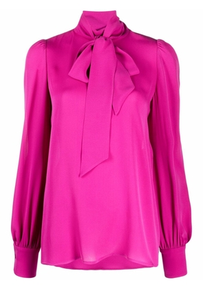 Valentino Garavani pussy-bow collar blouse - Pink