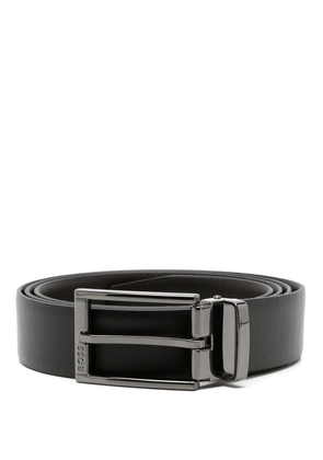 BOSS Omarosyn reversible leather belt - Black