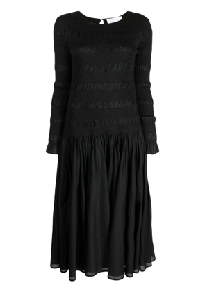 Merlette Syden cotton midi dress - Black