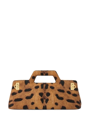 Ferragamo Wanda East-West leopard-print tote bag - Neutrals