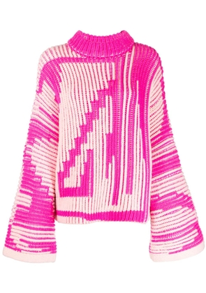 Forte Forte chunky-knit virgin-wool jumper - Pink