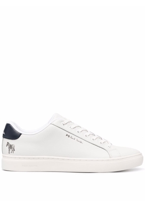 PS Paul Smith Rex zebra-print leather sneakers - White