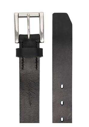 Yohji Yamamoto 30mm plain belt - Black