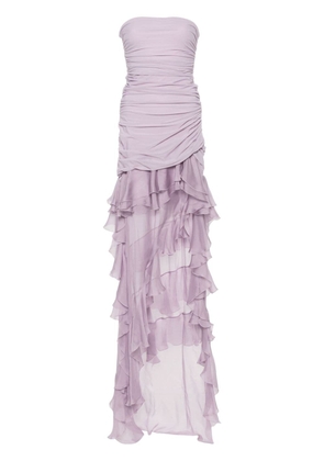 Blumarine asymmetric-design dress - Purple