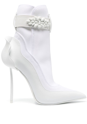 Le Silla Snorkeling 120mm ankle boots - White