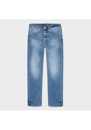 PS Paul Smith Slim-Fit Mid-Wash 'Vintage Stretch' Jeans Blue