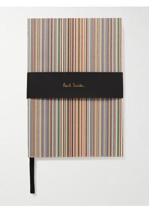 Paul Smith - Striped Canvas Notebook - Men - Multi