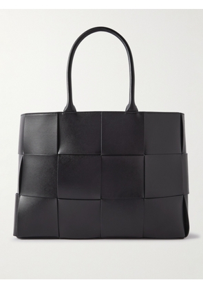 Bottega Veneta - Large Arco Intrecciato Leather Tote Bag - Men - Black