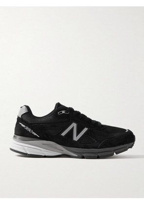 New Balance - 990v4 Suede and Mesh Sneakers - Men - Black - UK 6