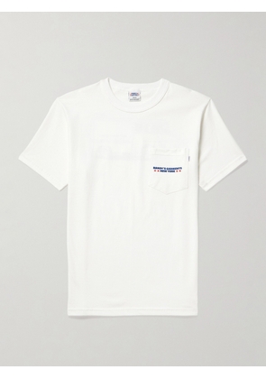 Randy's Garments - Logo-Print Cotton-Jersey T-Shirt - Men - White - S