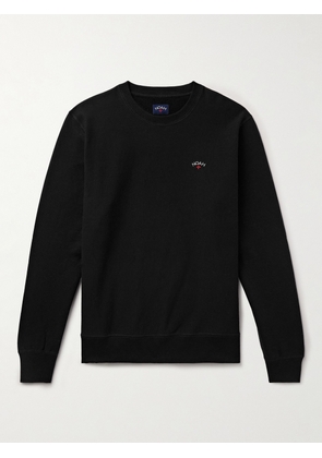 Noah - Core Logo-Embroidered Cotton-Jersey Sweatshirt - Men - Black - XS
