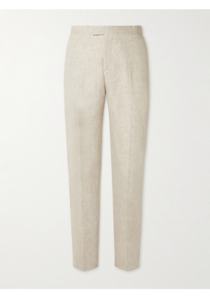 Favourbrook - Allercombe Slim-Fit Straight-Leg Linen Suit Trousers - Men - White - UK/US 28