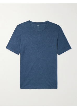 Hartford - Slub Linen T-Shirt - Men - Blue - S