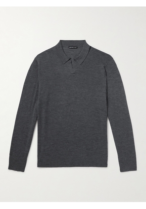 James Perse - Cashmere Polo Shirt - Men - Gray - 1