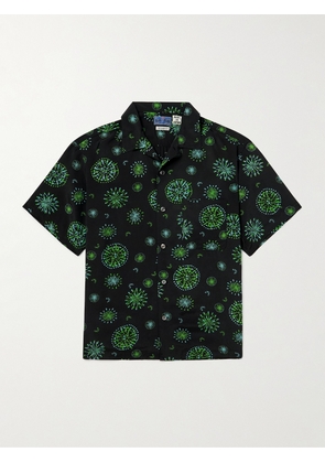 Blue Blue Japan - Printed Woven Shirt - Men - Green - S