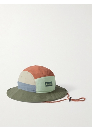 Cotopaxi - Appliquéd Panelled Recycled-Shell Bucket Hat - Men - Green