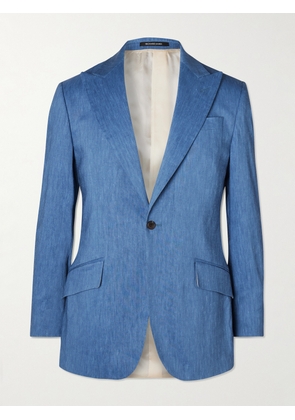Richard James - Hyde Linen-Blend Suit Jacket - Men - Blue - UK/US 38