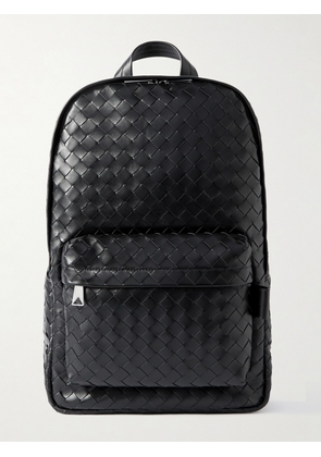 Bottega Veneta - Avenue Intrecciato Leather Backpack - Men - Black
