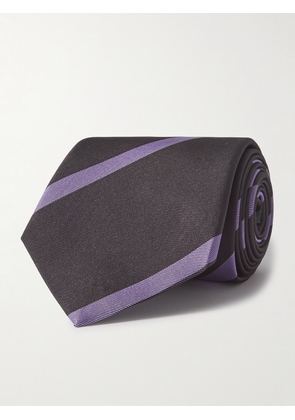 Mr P. - 7cm Silk-Jacquard Tie - Men - Purple