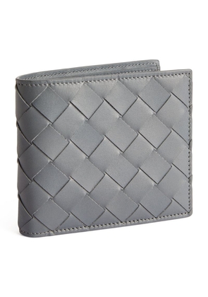 Bottega Veneta Leather Intrecciato Bifold Wallet