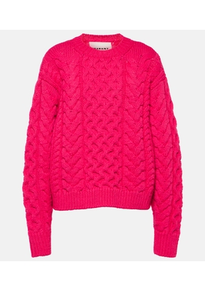 Marant Etoile Jake cable-knit wool-blend sweater