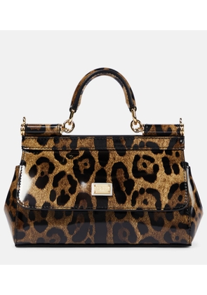 Dolce&Gabbana x Kim Sicily Small leather shoulder bag